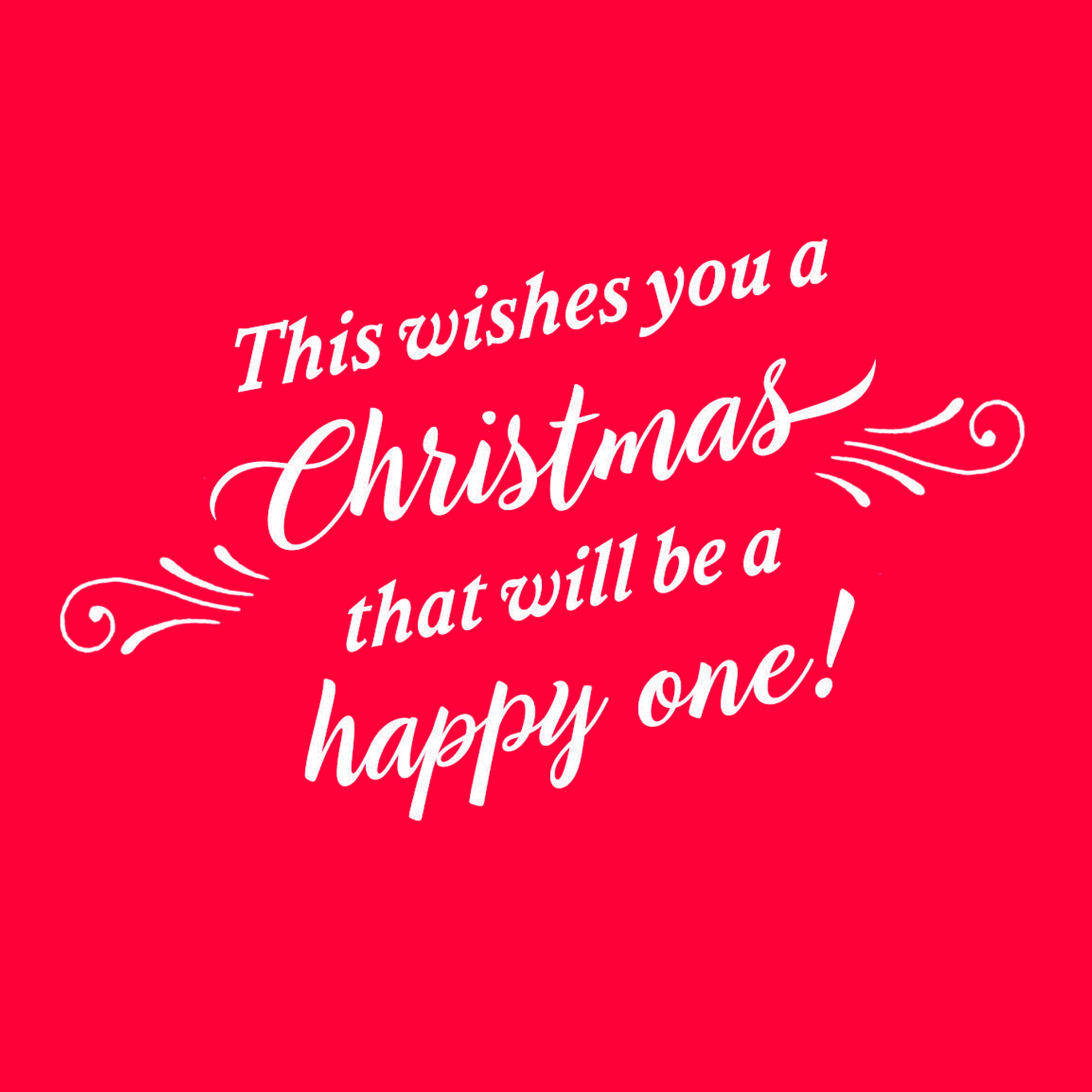 Hallmark Christmas Thank-You Greeting Card (With Warm Appreciation)
