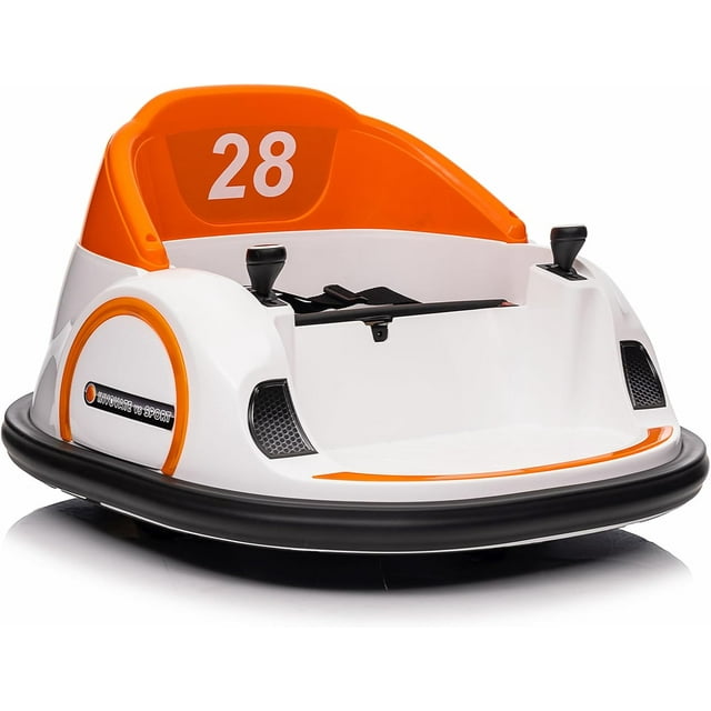 Ride On Bumper Car for Kids Ride on Toy Gifts with Remote Control, 360 Degree Spin, LED Lights, Music