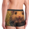 thumbnail image 4 of Rateoe Cute Sunflower Guinea Pig Mens Boxer Briefs Poly Spandex Performance Boxer Briefs Underwear Hem Boxer Briefs - Medium, 4 of 8