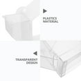 thumbnail image 3 of Greenadscape Small Bird Food Dispenser Transparent Plastic Outdoor Window Feeder For Birds And Backyard Wildlife 1Pcs, 3 of 8