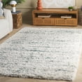 thumbnail image 2 of SAFAVIEH Fontana Danny Abstract Shag Area Rug, Ivory/Green, 9' x 12', 2 of 7