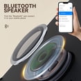 thumbnail image 2 of Espejo de tocador MINISO LED con bocina Bluetooth 10x12cm blanco, 2 of 8