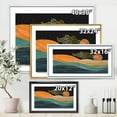 thumbnail image 4 of Designart 'Abstract Nature Sea Sun Sky Mountain Landscape' Modern Framed Canvas Wall Art Print, 4 of 5