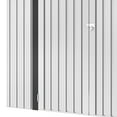 thumbnail image 6 of ModFusion 7.5x5 ft Storage Shed with Door, Reinforcement Metal Frame, Patio Tool House, White, 6 of 10