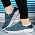 thumbnail image 2 of Chenyee Womens Slip On Loafers Comfortable Walking Shoes Breathable Knit Sneakers for All Season, 2 of 7