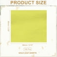 thumbnail image 2 of Uxcell Gold Leaf Sheets for Art, Gold Foil Sheet Metallic Leaf Papers for DIY Crafts Resin Furniture Nails Painting Yellow, 2 of 7