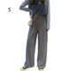 thumbnail image 1 of Sonducket Pantalones Mujer Pantalón Largo Pierna Ancha Pantalón Casual Mujer Cintura Alta Prendas para la parte inferior del cuerpo Gris oscuro S, 1 of 5