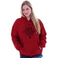 thumbnail image 5 of Spirit Animal Lion Pretty Symbolic Hoodie Sweatshirt Women Brisco Brands S, 5 of 6