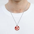 thumbnail image 5 of Seven Starred Ladybird Stunning Women's Circular Glass Pendant Necklace Jewelry, 5 of 5