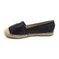 thumbnail image 3 of Women's Forever Young Faux Leather Embossed Woven Weaved Tip Espadrille, 3 of 5