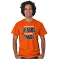 thumbnail image 5 of Finding Tracks Taking Racks Hunting Men's Graphic T Shirt Tees Brisco Brands X, 5 of 6