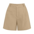thumbnail image 7 of Work Shorts for Women Summer High Waisted Wide Leg Loose Fit Flowy A Line Businees Casual Shorts, 7 of 7