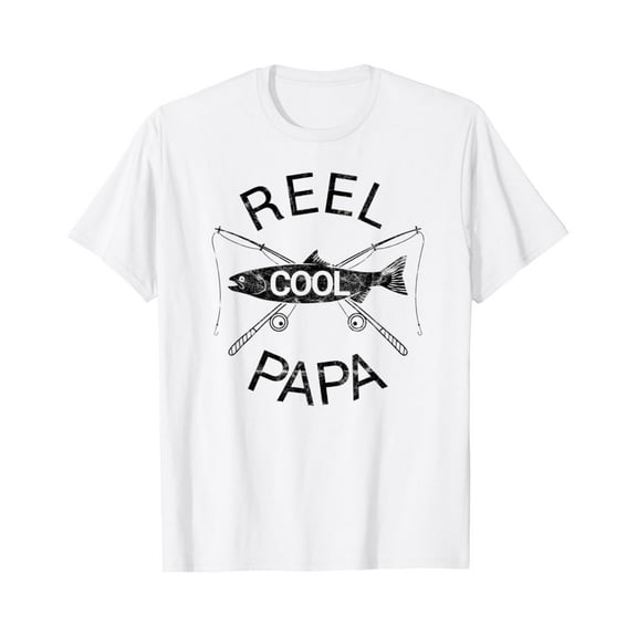 Reel Cool Papa T-Shirt Fishing Father'S Day Gift Daddy Shirt Unisex S-5XL Hot Trending Shirt, Vintage Birthday Gift