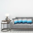thumbnail image 3 of Ambesonne Ombre Throw Pillow Cover 4 Pack, Abstract Color Change Pattern, 20", Grey and Blue, 3 of 7