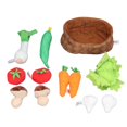 thumbnail image 1 of Vegetable Basket Toy, Colorful Soft Vegetable Toy Set  For Baby, 1 of 2