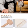 thumbnail image 4 of 1 Set Ice Mallet Set-Reusable Canvas Crushed Ice Bags with Wooden Mallet & 1 Pcs French Press Coffee Tea Maker, 4 of 10