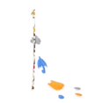 thumbnail image 1 of Lovely Cat Toy with Long Tassels Cat Exercise Indoor Toy Kitten Wand Bells Toy Bells Cat Tassel Toy, 1 of 4