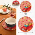 thumbnail image 3 of SKYSONIC Pumpkin Truck Maple Pot Holders Trivets, 2 Pcs Heat Resistant Trivets,Retro Farmer Cotton Thread Weave Mats for Hot Pads Pans Pot Bowl Teapot for Kitchen Decor, 3 of 7