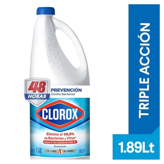 Cloro Blanqueador Desinfectante Clorox Original 1.89 L
