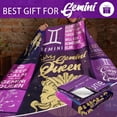 thumbnail image 6 of Gemini Gifts for Women, Gemini Gifts, Gemini Birthday Gifts for Women, Gemini Zodiac Gifts, Gifts for Gemini Women, Gemini - May Birthday Gifts Women, June Birthday Blankets 50" X 60, 6 of 6