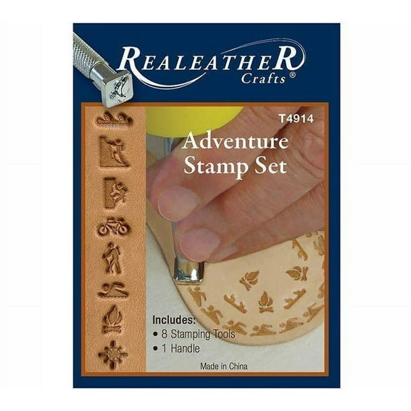 Realeather Crafts Leathercraft Adventure Time Stamp Set T4914 8 Stamps