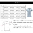 thumbnail image 2 of Heiheiup Robes pour Femmes 2024 T-Shirt d'Été à Col Rond et Boutons Manches Courtes en Coton et Lin pour Femmes, 2 of 3
