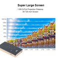 thumbnail image 3 of Microproyector DLP 4K 2.4G 5G WiFi 1000:1 Control Telefónico, 3 of 7