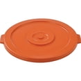 thumbnail image 2 of Global Industrial Plastic Trash Can Lid - 44 Gallon Bright Orange, 2 of 4
