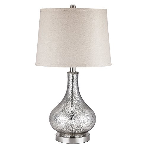 Mercury Glass Gourd Table Lamp, 3 Way Table Lamps