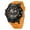orange, variant on Women's Sport Watch Digital Waterproof Watches Military Watches Analog Outdoor Wrist Watch LED Luminous Alarm Stopwatch Dual Time Wristwatch