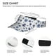 thumbnail image 3 of Balery blue Snowflake Prints Gorra deportiva con visera ajustable para mujer y hombre (talla única), 3 of 7