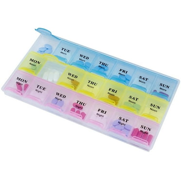 MEDca Weekly Pill Organizer in Three-Times-a-Day | 1 Pill Organizer