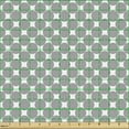 thumbnail image 2 of Ambesonne Geometric Fabric by the Yard Upholstery, Rotated Lines, 1 Yard, Grey White, 2 of 5