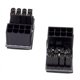 thumbnail image 1 of Conector de dirección asistida,Kit de adaptador de ángulo de GPU VGA PCIe,para computadoras de escritorio Piezas de repuesto para tarjetas gráficas,6 pines hembra a 6 pines macho, 1 of 8