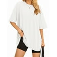 thumbnail image 3 of MOYIKO Oversized T Shirts for Women Short Sleeve Loose Fit Crewneck Tees Summer Tops, 3 of 7