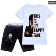 thumbnail image 2 of Nuevo conjunto de ropa de verano para niñas Addams, camiseta de manga corta 100% algodón + pantalones cortos, conjunto de ropa para niños zhangyuxiang LED, 2 of 2