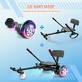 thumbnail image 5 of LIEAGLE Hoverboard Go Kart Combo, 6.5" Two Wheel Self Balancing Scooter with Seat Attachment & LED Lights, Suit for Adults and Kids, 5 of 7