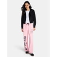thumbnail image 2 of Disney Princess Women’s Graphic Wide Leg Fleece Pants, Sizes XXS-XL, 2 of 5