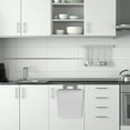 Axio Kitchen Trash Can Plastic Wall Mounted for Door Hanging