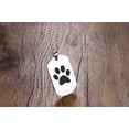 thumbnail image 2 of Personalized Valentines Day Gift Paw Necklace Customized Name Pendant Dog Dad Dogfather Jewelry Gifts for Boyfriend Girlfriend Dog Lovers Gifts for Father's Day, Silver, 2 of 7