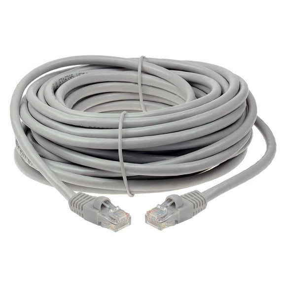 SF Cable Cat6 UTP Ethernet Crossover Cable, 100 feet - Gray