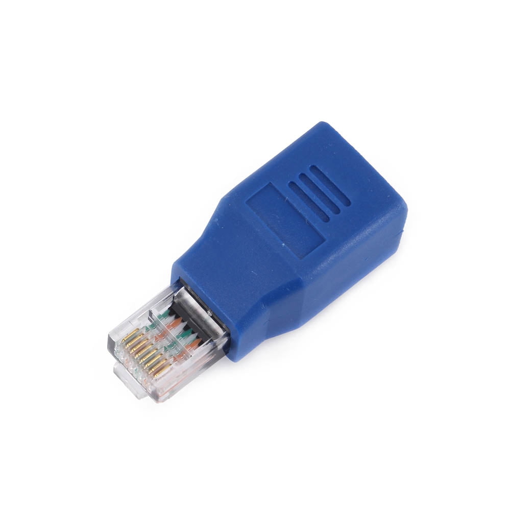 RJ45 Male to Female Connected Crossover Cable  Adapter Converto WCY 