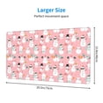 thumbnail image 2 of Xecao Cute Pink Snowman Cat for Waterproof Mouse Pad - Extended Contour Mouse Mat, Large Gaming Mousepad Laptop Keyboard Mat with Non-Slip Rubber Base, 2 of 8