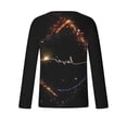 thumbnail image 4 of Lilgiuy New Valentine's Day Men's 3D Printing Long Sleeve T-shirt Fashion Casual Loose Round Neck Undercoat Top Blouses & Shirts for Party Birthday Club, 4 of 5