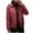 Wine, variant on Cadancy Lightweight Jacket Women Plus Size Quilted Puffer Jackets Long Sleeve Zip Up Stand Collar Hooded Down Coats with Pockets Casual Loose Winter Trendy Padded Coat 2025