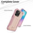 thumbnail image 5 of ExoGuard For iPhone 14 Pro Case, Phone Case with Screen Protector and Kickstand (Pink), 5 of 7