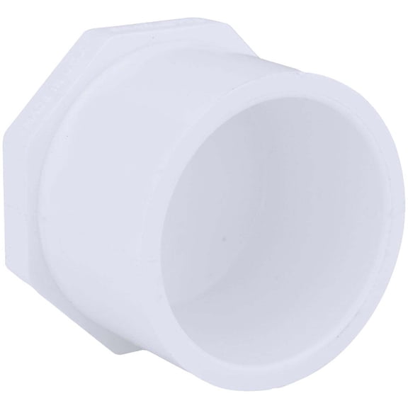 Charlotte Pipe Schedule 40 1-1/2 in. Spigot PVC Spigot Plug PVC 02118 1600HA