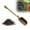 C, variant on Metal Tea Scoops 2-Pack - Vintage Style Measuring Spoons for Loose Leaf Tea & Coffee, Long Handle Copper Shovel Spoon - Barista & Tea Lover Essentials