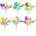 thumbnail image 4 of (Clearance) BNNG Artificial Easter Egg Picks, Easter Egg Ornaments Egg Flower Picks Fake Eggs Bouquet, Easter Spring Floral for Home Decor Centerpiece Flower Vase Windowsill Decoration, 4 of 7