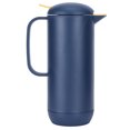 thumbnail image 3 of Cafetera térmica de primera calidad al vacío, color azul, jarra de agua grande de 1 l con aislamiento de doble pared, 3 of 8